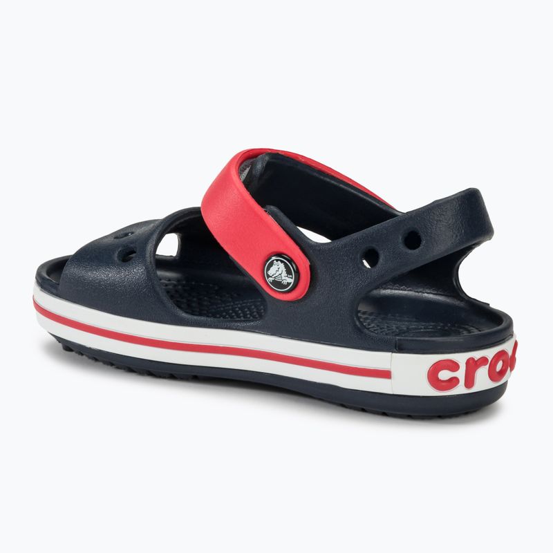 Дитячі сандалі Crocs Crockband темно-синій/червоний 3
