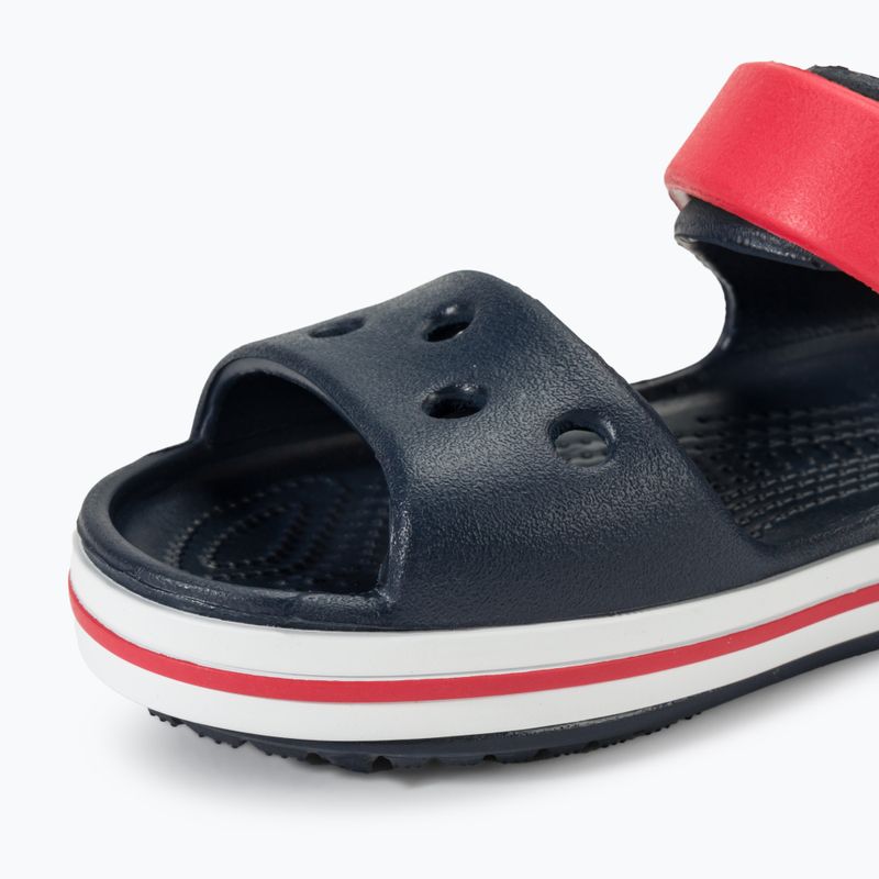 Дитячі сандалі Crocs Crockband темно-синій/червоний 7