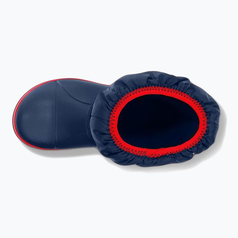Дитячі снігоступи Crocs Winter Puff Kids темно-сині/червоні 3