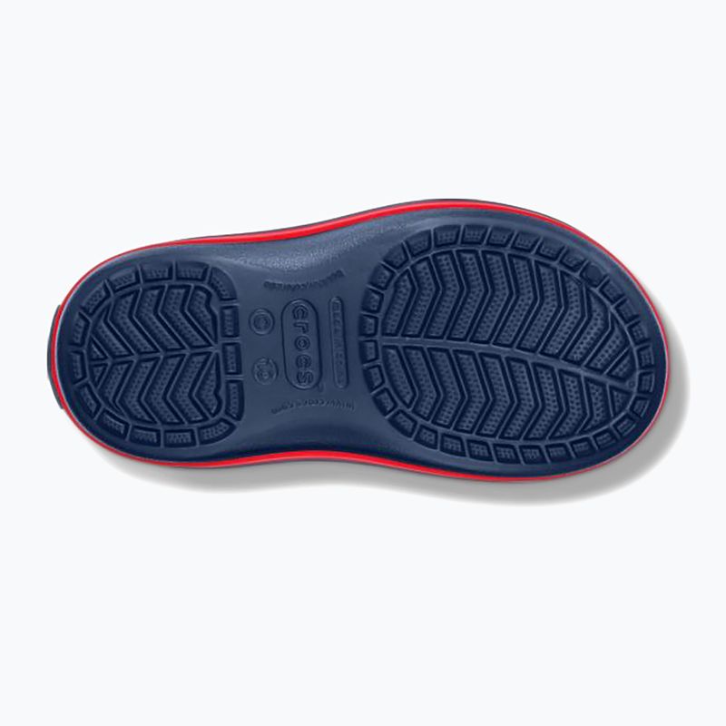 Дитячі снігоступи Crocs Winter Puff Kids темно-сині/червоні 4