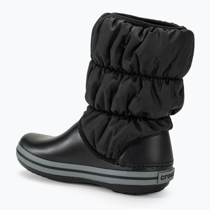 Жіночі снігоступи Crocs Winter Puff чорні/вугільні 3
