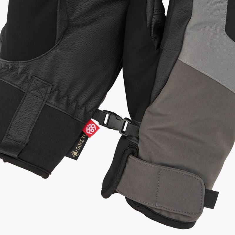 Рукавиці сноубордичні чоловічі 686 Gore-Tex Linear Under Cuff Mitt charcoal 5