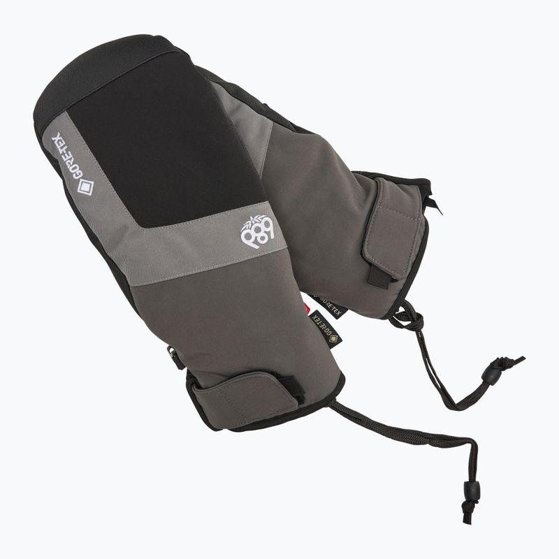 Рукавиці сноубордичні чоловічі 686 Gore-Tex Linear Under Cuff Mitt charcoal 6