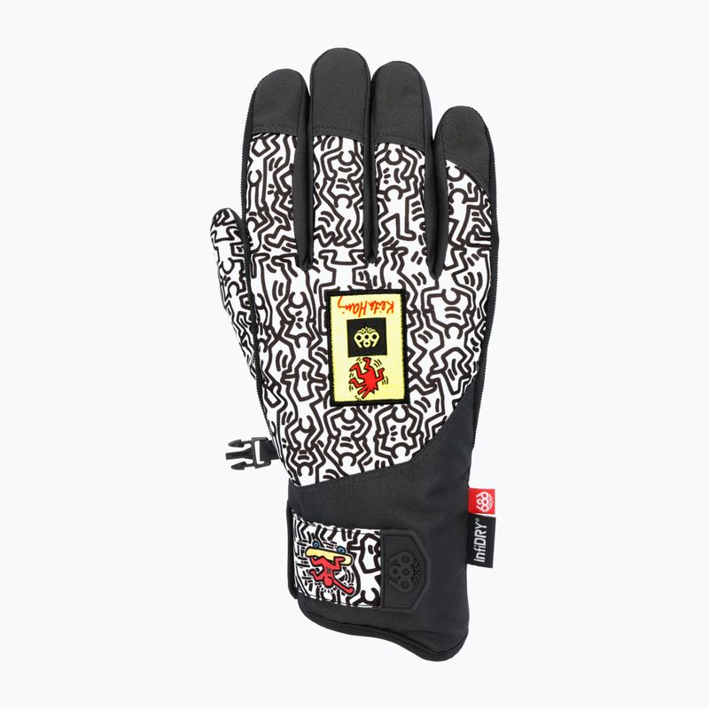 Рукавиці сноубордичне 686 Primer keith haring white