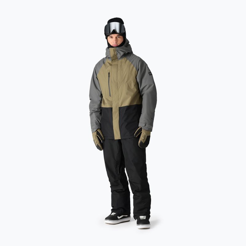 Куртка сноубордична чоловіча 686 Gore-Tex Core Insulated rhino grey colorblock 2