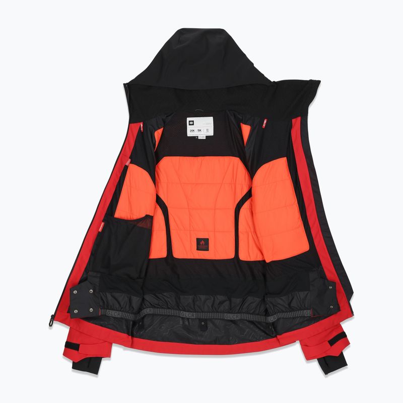 Куртка сноубордична чоловіча 686 Hydra Thermagraph true red colorblock 8