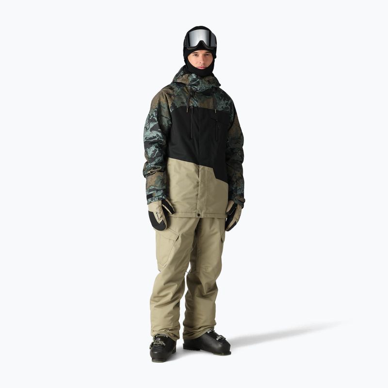 Куртка сноубордична чоловіча 686 Geo cypress green hemisphere colorblock 2