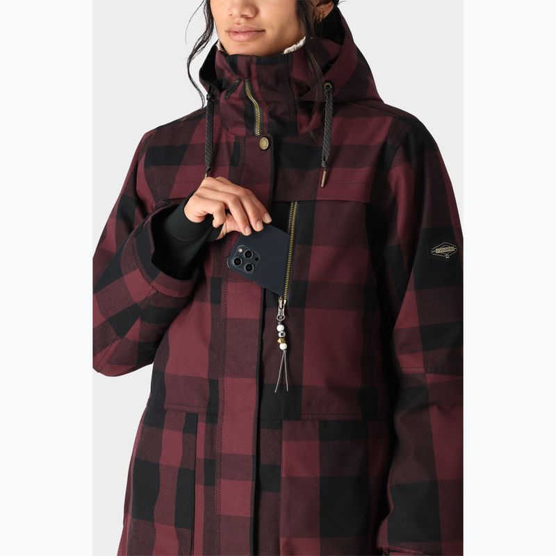 Куртка сноубордична жіноча 686 Spirit sassafras plaid 5