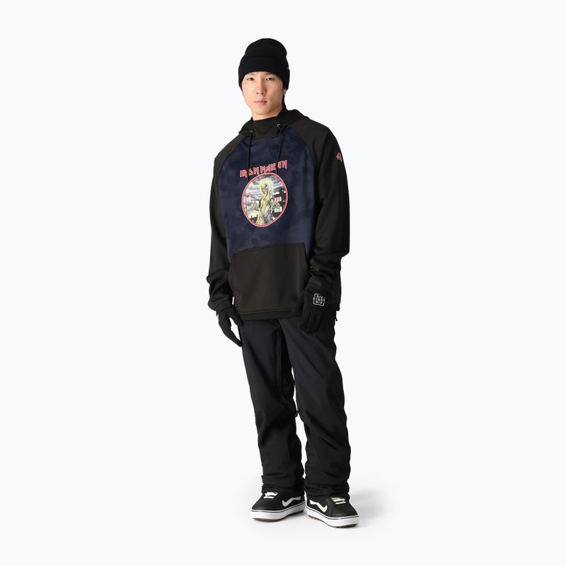 Кофта сноубордична чоловіча 686 Bonded Fleece iron maiden eddies black 2