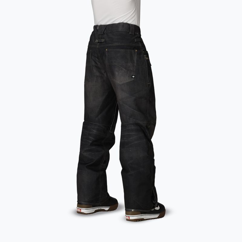 Штани для сноуборду чоловічі 686 Deconstructed Denim Insulated black denim 3