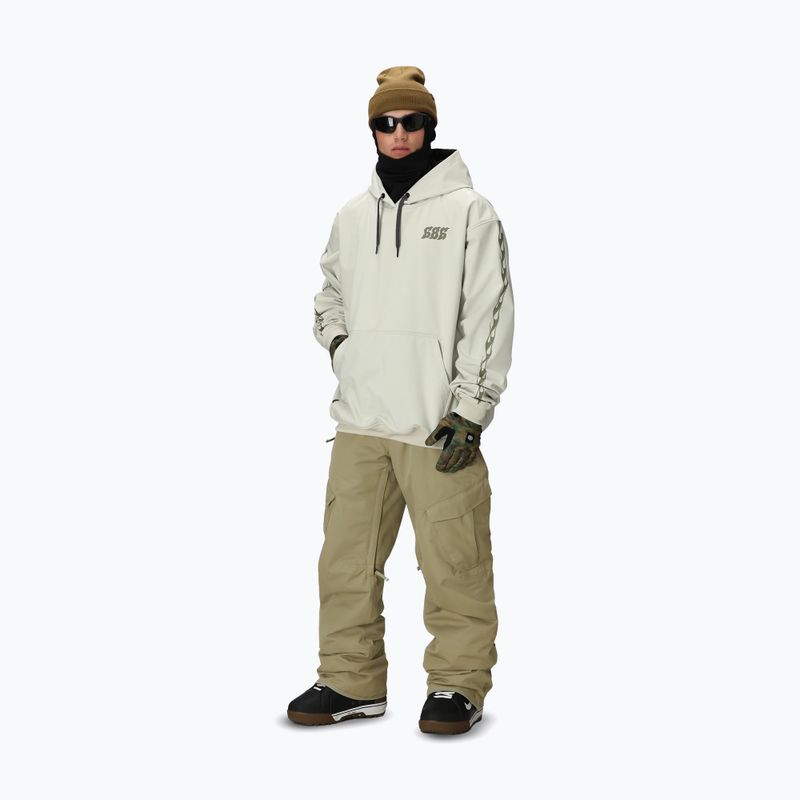 Кофта для сноуборду чоловіча 686 Waterproof Team Hoody limestone 2