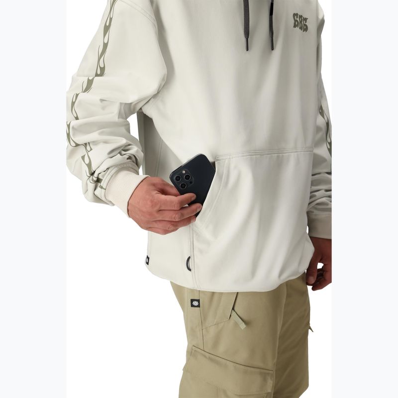 Кофта для сноуборду чоловіча 686 Waterproof Team Hoody limestone 6