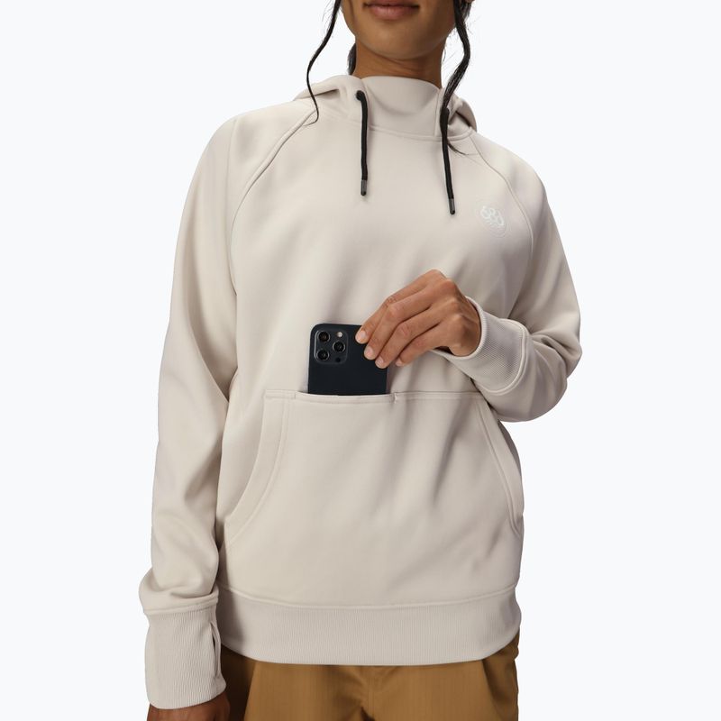 Кофта для сноуборду жіноча 686 Bonded Fleece Pullover Hoody limestone 5