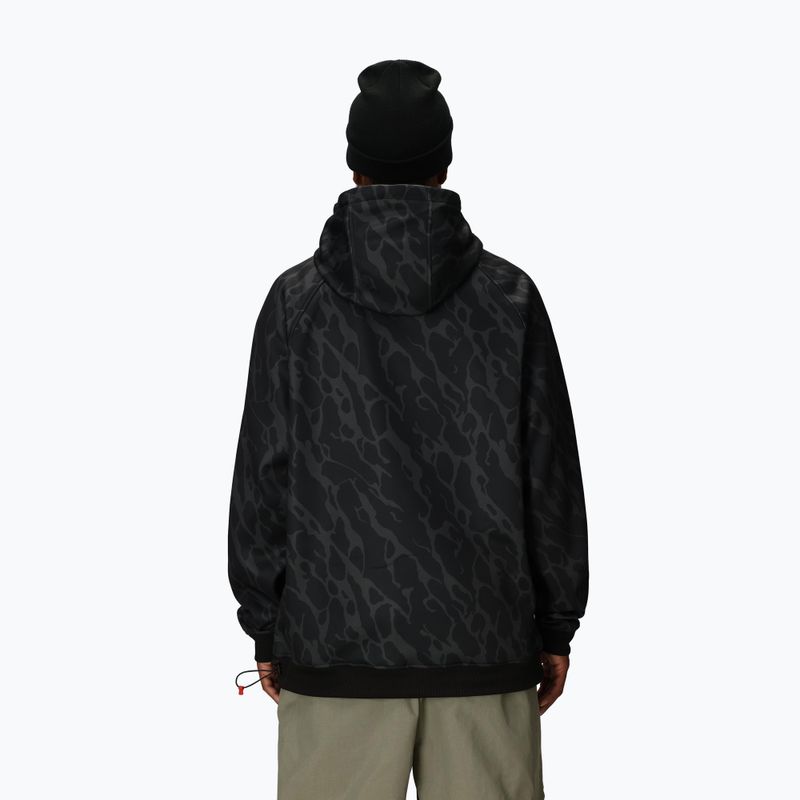 Кофта для сноуборду чоловіча 686 Bonded Fleece black fracture print 3