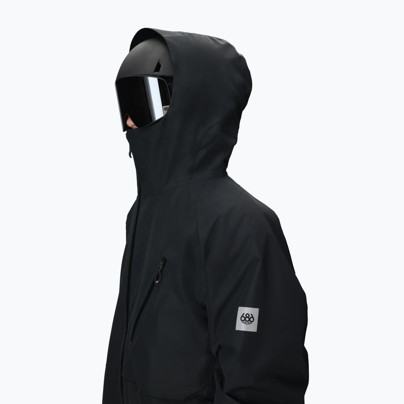 Куртка для сноуборду чоловіча 686 Hydra Thermagraph black 5