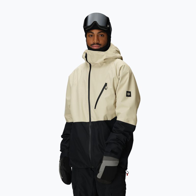 Куртка для сноуборду чоловіча 686 Hydra Thermagraph limestone colorblock 4