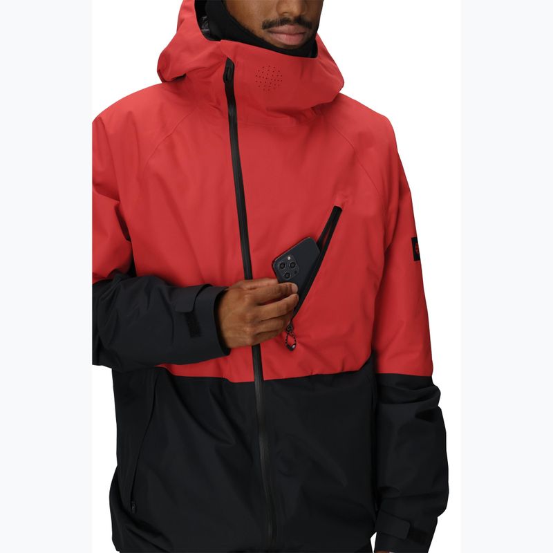 Куртка для сноуборду чоловіча 686 Hydra Thermagraph true red colorblock 6