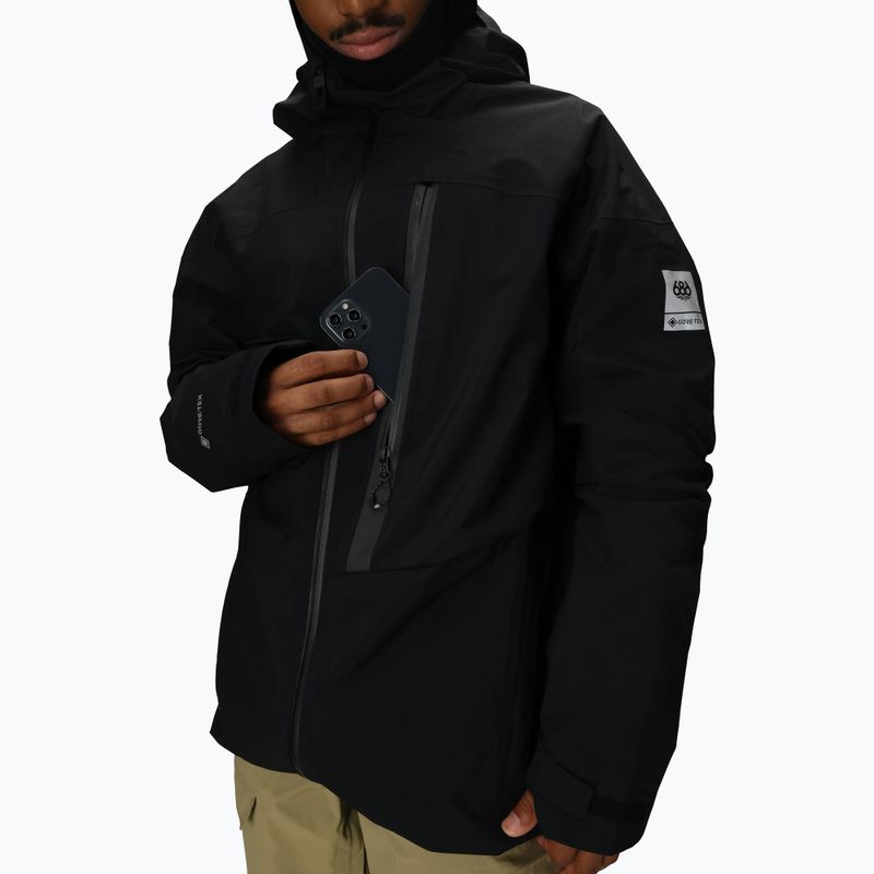 Куртка для сноуборду чоловіча 686 Gore-Tex GT Thermagraph black 6