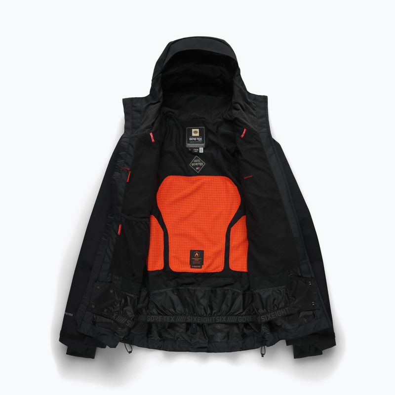 Куртка для сноуборду чоловіча 686 Gore-Tex GT Thermagraph black 8