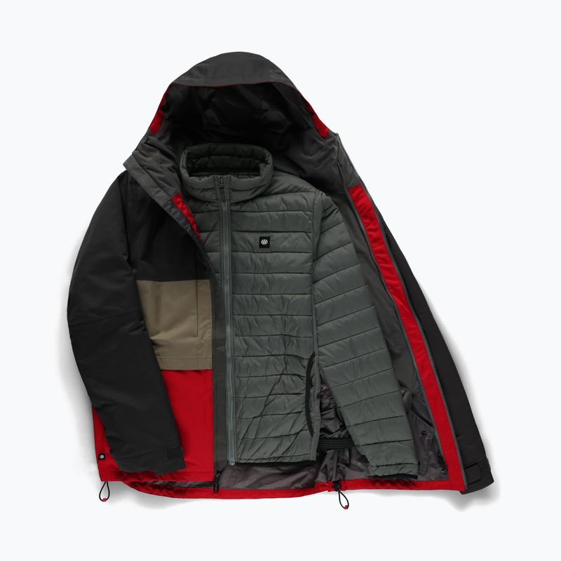 Куртка для сноуборду чоловіча 686 Smarty 3IN1 Form charcoal colorblock 10