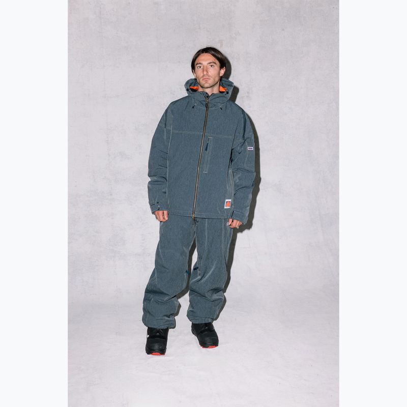 Чоловічі штани для сноубордингу 686 Deconstructed Dojo navy denim 12