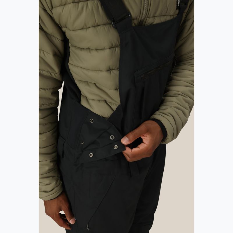Штани для сноуборду чоловічі 686 Hot Lap Insulated Bib black 5