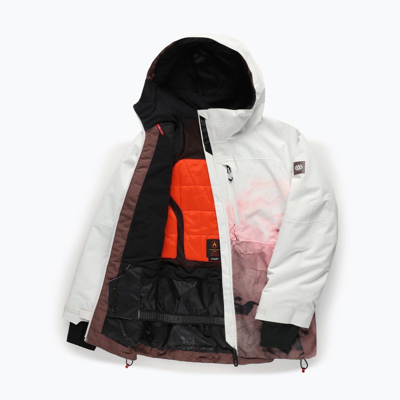 Жіноча сноубордична куртка 686 Hydra Thermagraph peppercorn cloudbreak 8