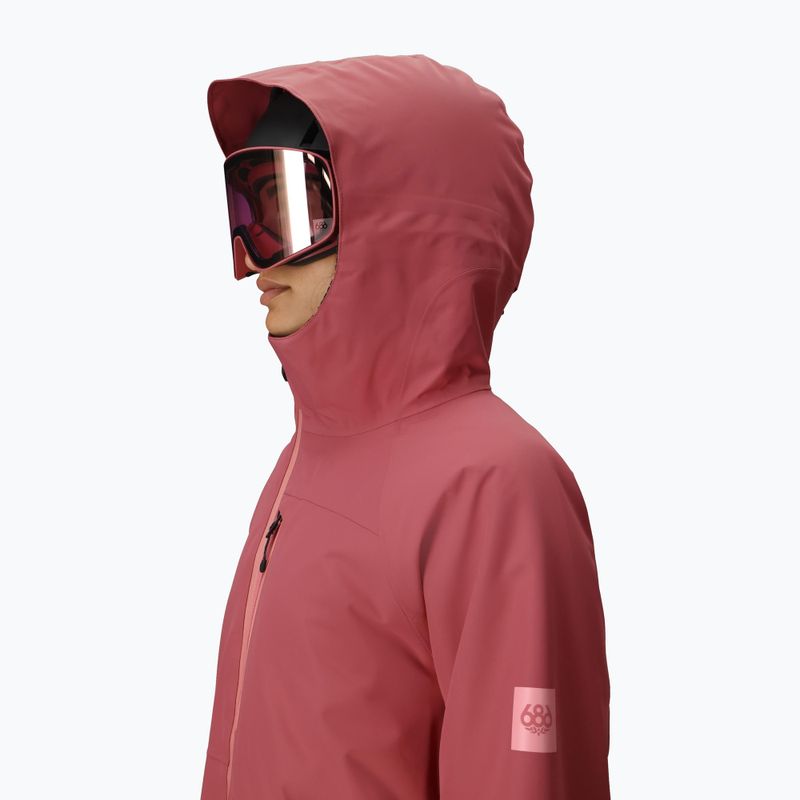 Жіноча куртка для сноубордингу 686 Hydra Thermagraph rosewood 7