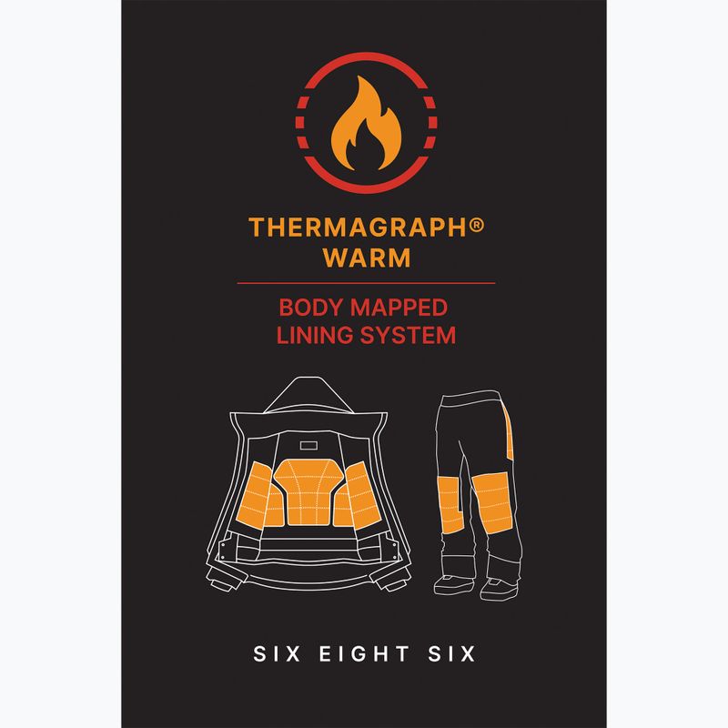 Штани для сноуборду жіночі 686 Geode Thermagraph black 8