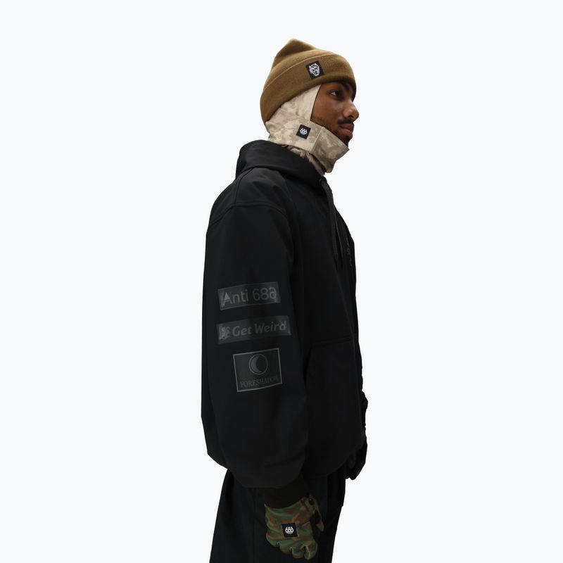 Кофта для сноуборду чоловіча 686 x ASSC F1 Waterproof Team Hoody assc black 5