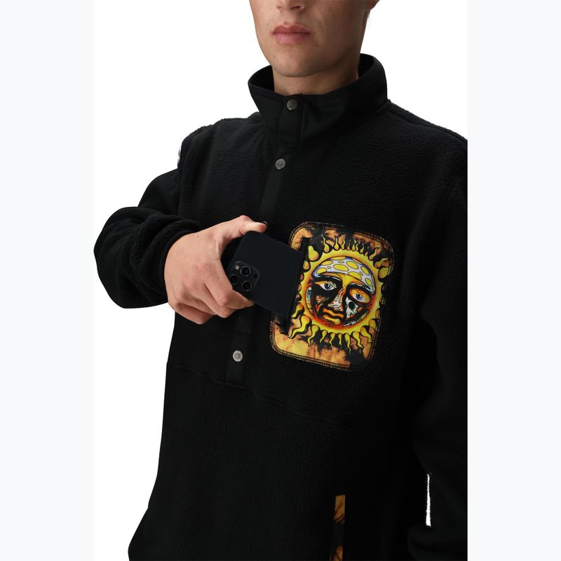 Кофта флісова для сноуборду чоловіча 686 Tioga Sherpa Fleece sublime black 4