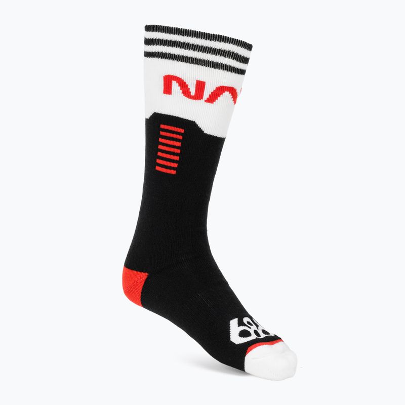 Шкарпетки для сноуборду чоловічі 686 NASA 2 пари black/red/white 2