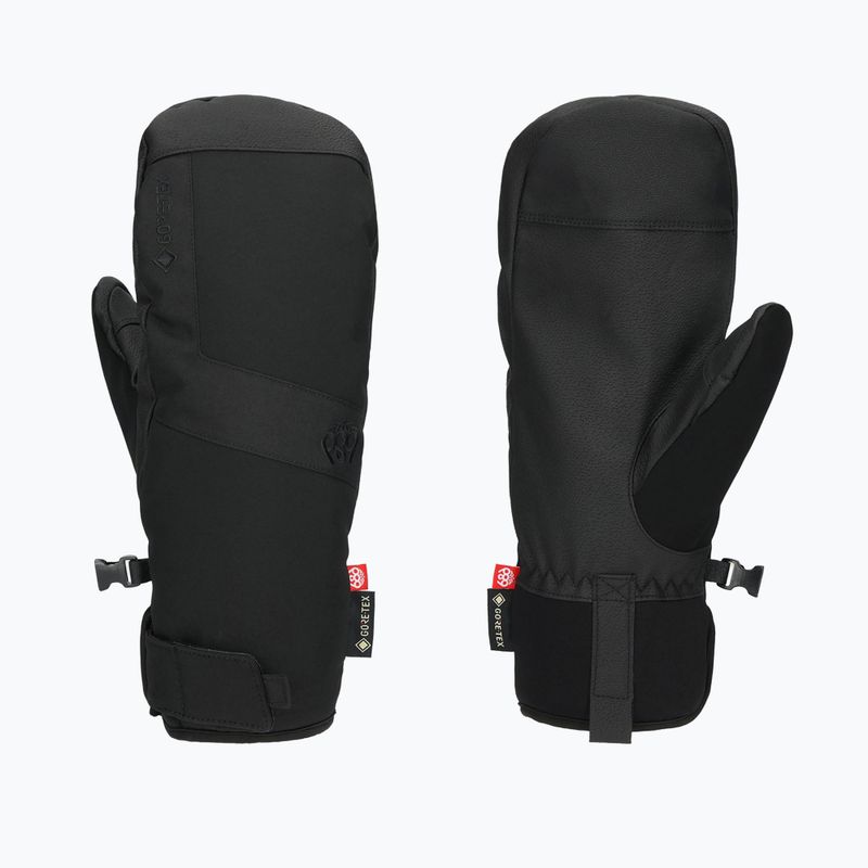 Рукавиці для сноуборду чоловічі 686 Gore-Tex Linear Under Cuff Mitt black