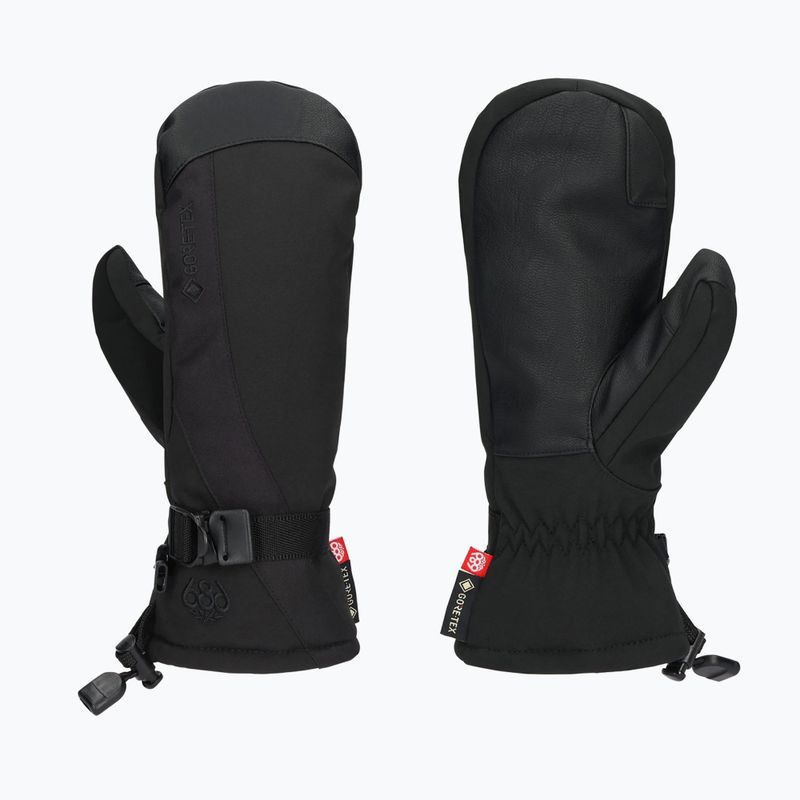 Рукавиці для сноуборду жіночі 686 Gore-Tex Linear Mitt black