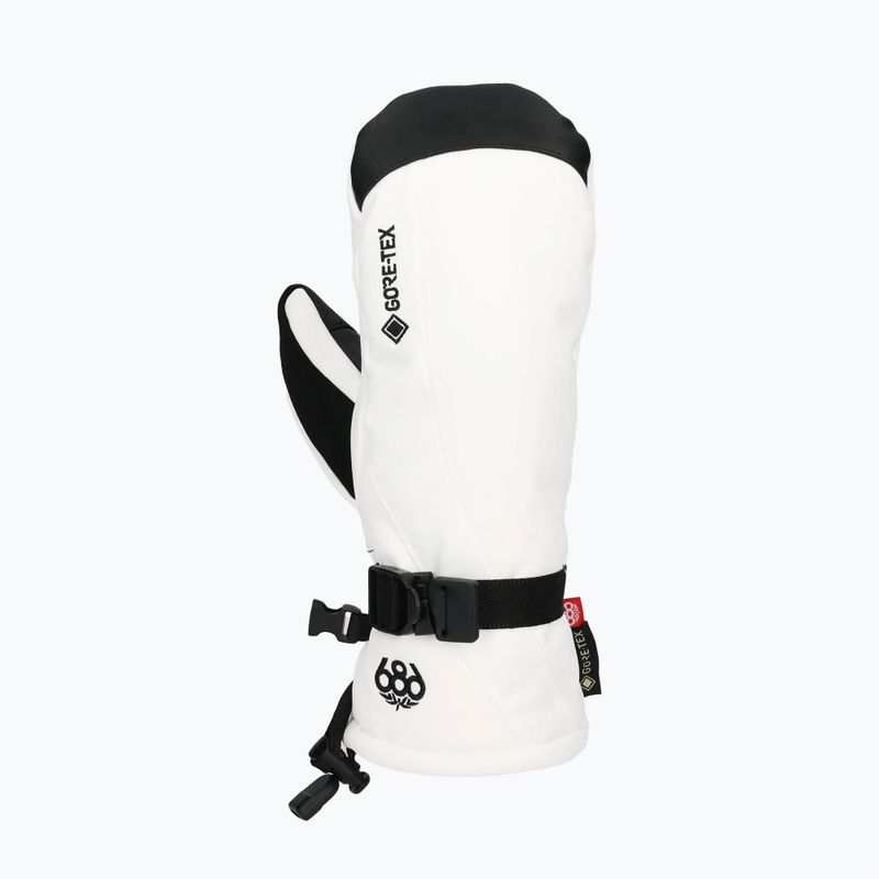 Рукавиці для сноуборду жіночі 686 Gore-Tex Linear Mitt white 2