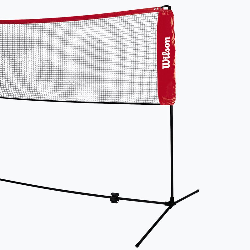 Сітка для тенісу Wilson Starter Ez Tennis Net 6.1 м чорний/червоний 2