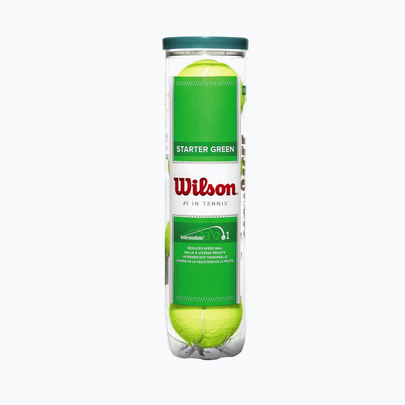 Тенісні м'ячі дитячі Wilson Starter Play Green 4 шт. жовті WRT137400 2