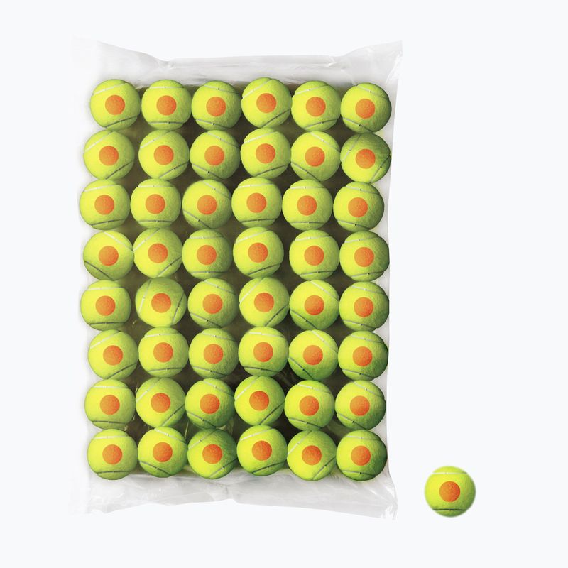 Тенісні м'ячі дитячі Wilson Starter Orange Tball 48 шт. жовті WRT13730B