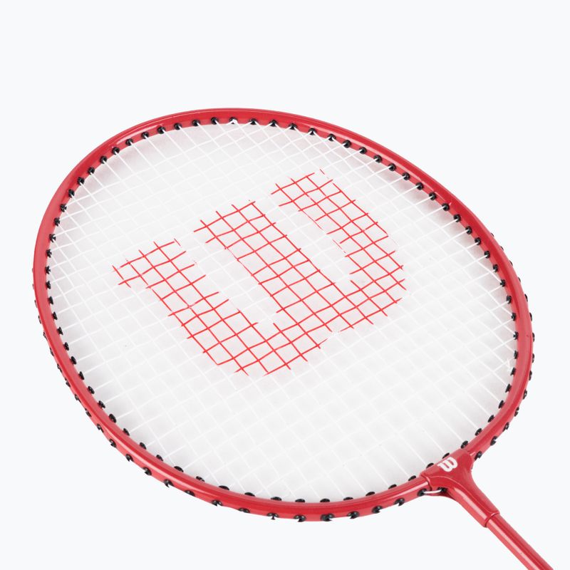 Набір бадмінтонних ракеток Wilson Tour Set 4 шт. червоний WRT844400 4