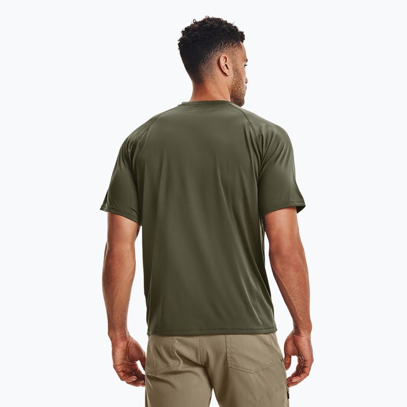 Чоловіча футболка Under Armour Tactical Tech морська з зеленого/прозорого 3