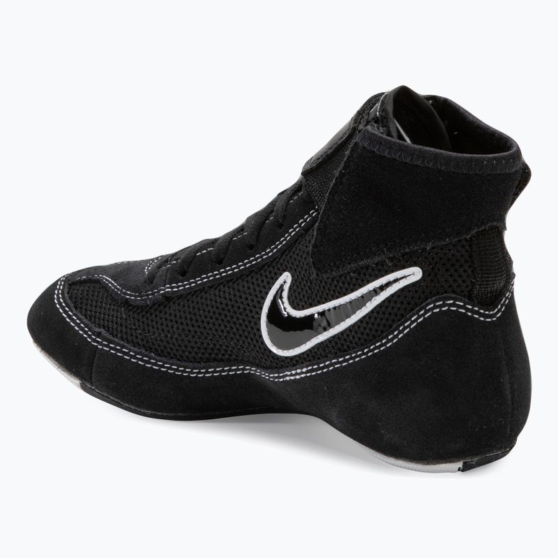 Кросівки борцівські дитячі Nike Speedsweep VII black/white/black 3