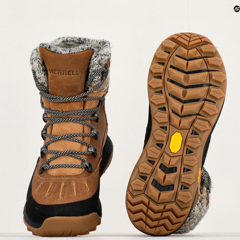 Жіночі туристичні черевики Merrell Siren 4 Thermo Mid Zip WP тютюновий 15
