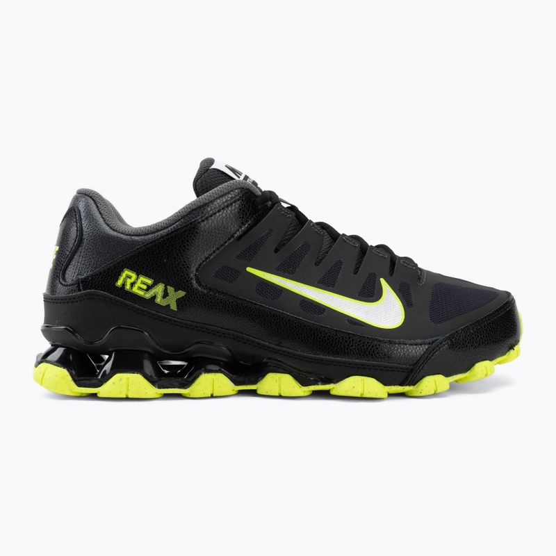 Кросівки для тренувань чоловічі Nike Reax 8 TR Mesh black/anthracite/metallic silver 2