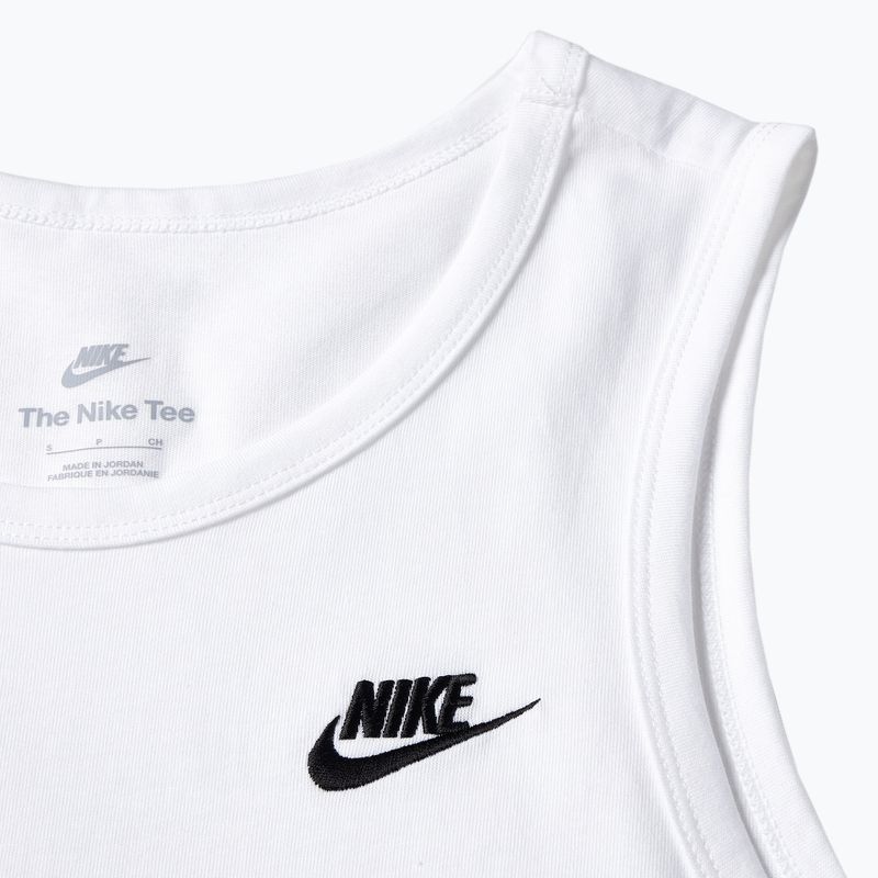 Топ чоловічий Nike Sportswear Club TT white/black 3