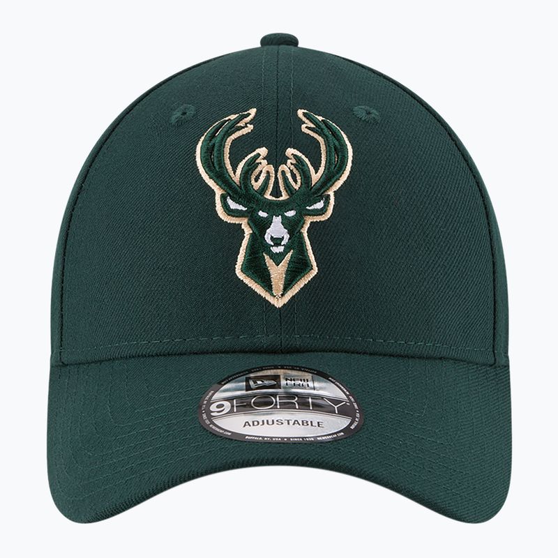 Бейсболка New Era NBA The League Milwaukee Bucks dark green 4