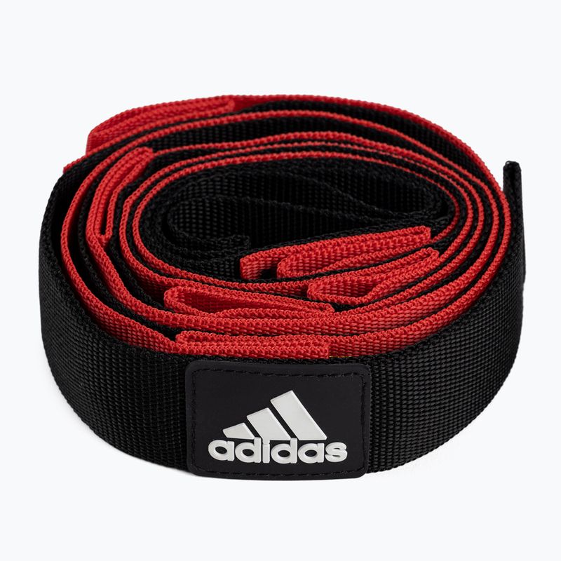 Ремінець для вправ adidas чорно-червоний ADTB-10608
