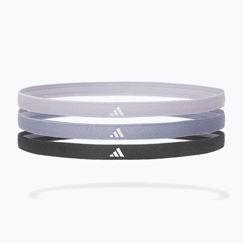 Пов'язка на голову Adidas Hairbands 3шт. silver dawn/violet/legend ink