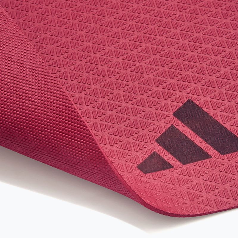 Килимок fitness adidas Yoga 4 мм collegiate burgundy 4