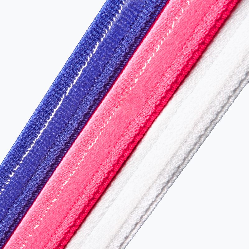 Пов'язки на голову adidas Hairbands 3 pack lucid blue/lucid pink/white 4
