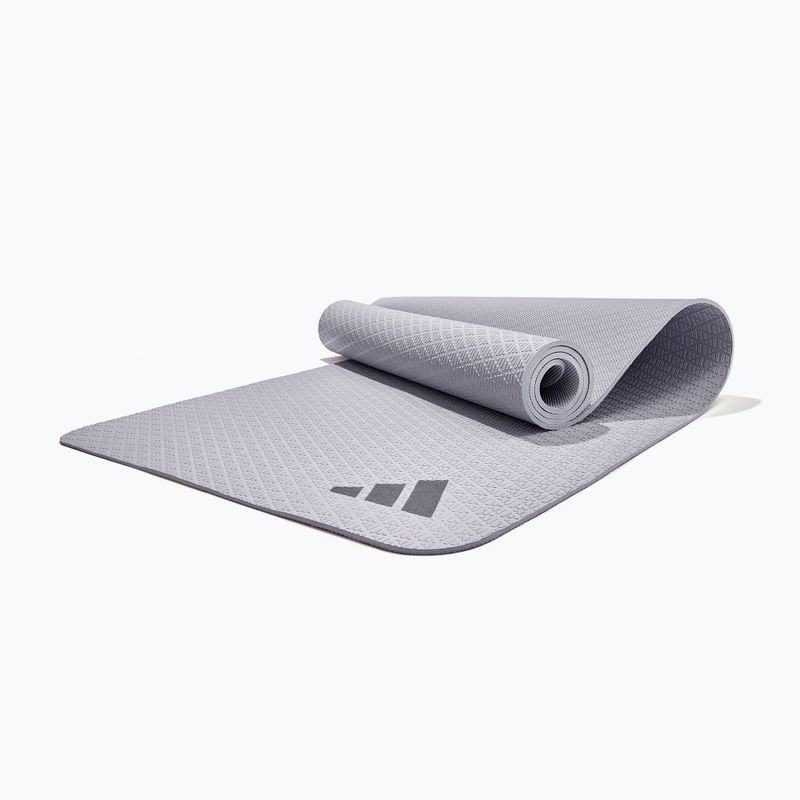 Килимок для фітнесу adidas Yoga 6 мм silver/violet 6